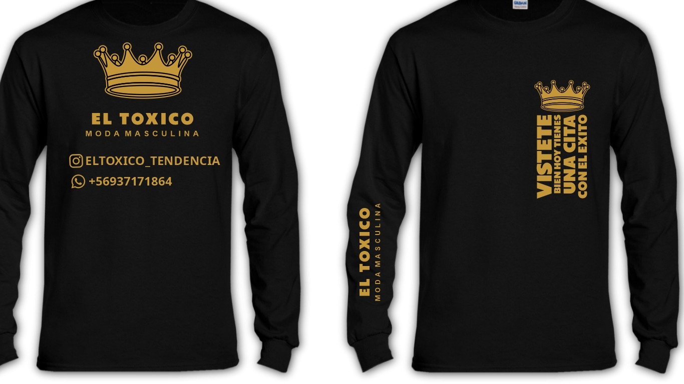Poleras manga larga para emprendimientos